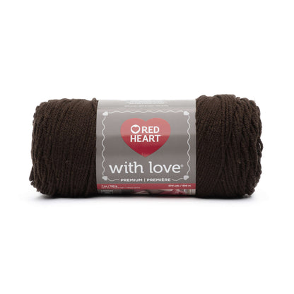 Red Heart With Love Yarn - Discontinued Shades Chocolate