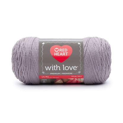 Red Heart With Love Yarn - Clearance shades Dusty Grape
