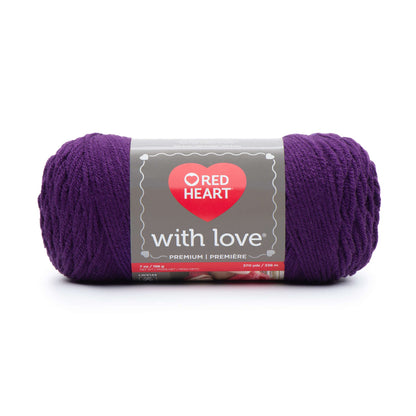 Red Heart With Love Yarn - Discontinued Shades Aubergine