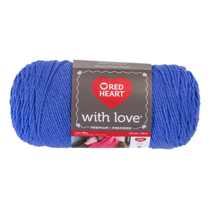 Red Heart With Love Yarn - Clearance shades Iris