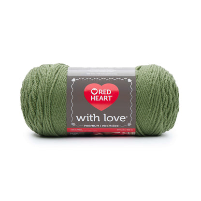 Red Heart With Love Yarn - Clearance shades Lettuce
