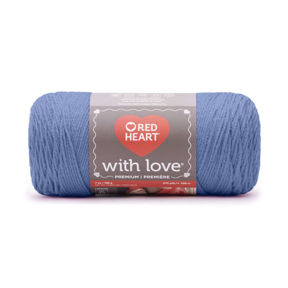 Red Heart With Love Yarn - Discontinued Shades Country Blue