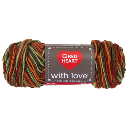 Red Heart With Love Yarn - Clearance shades Autumn