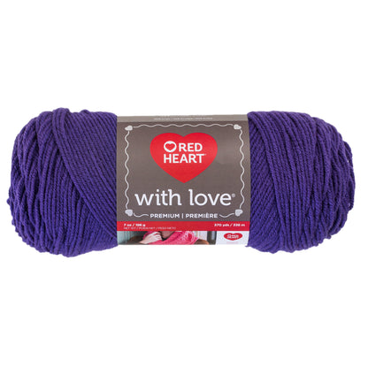 Red Heart With Love Yarn - Clearance shades Violet