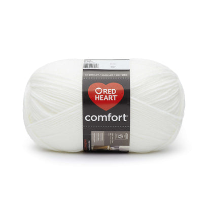 Red Heart Comfort Yarn - Clearance Shades White/Opal(Shimmer)