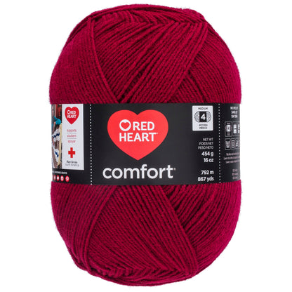 Red Heart Comfort Yarn - Clearance Shades Wine