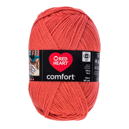 Red Heart Comfort Yarn - Clearance Shades Coral