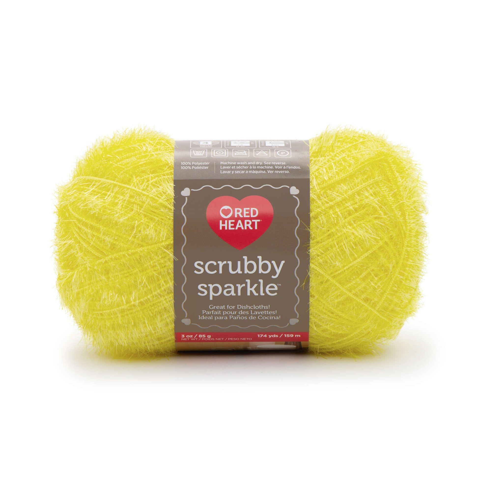 Red Heart Scrubby Sparkle Yarn - Discontinued Shades