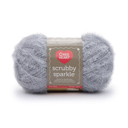 Red Heart Scrubby Sparkle Yarn - Discontinued Shades Oyster