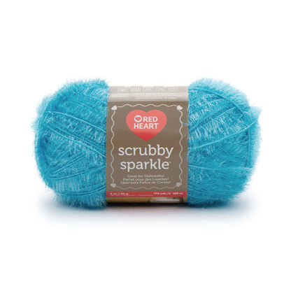 Red Heart Scrubby Sparkle Yarn - Discontinued Shades Icepop