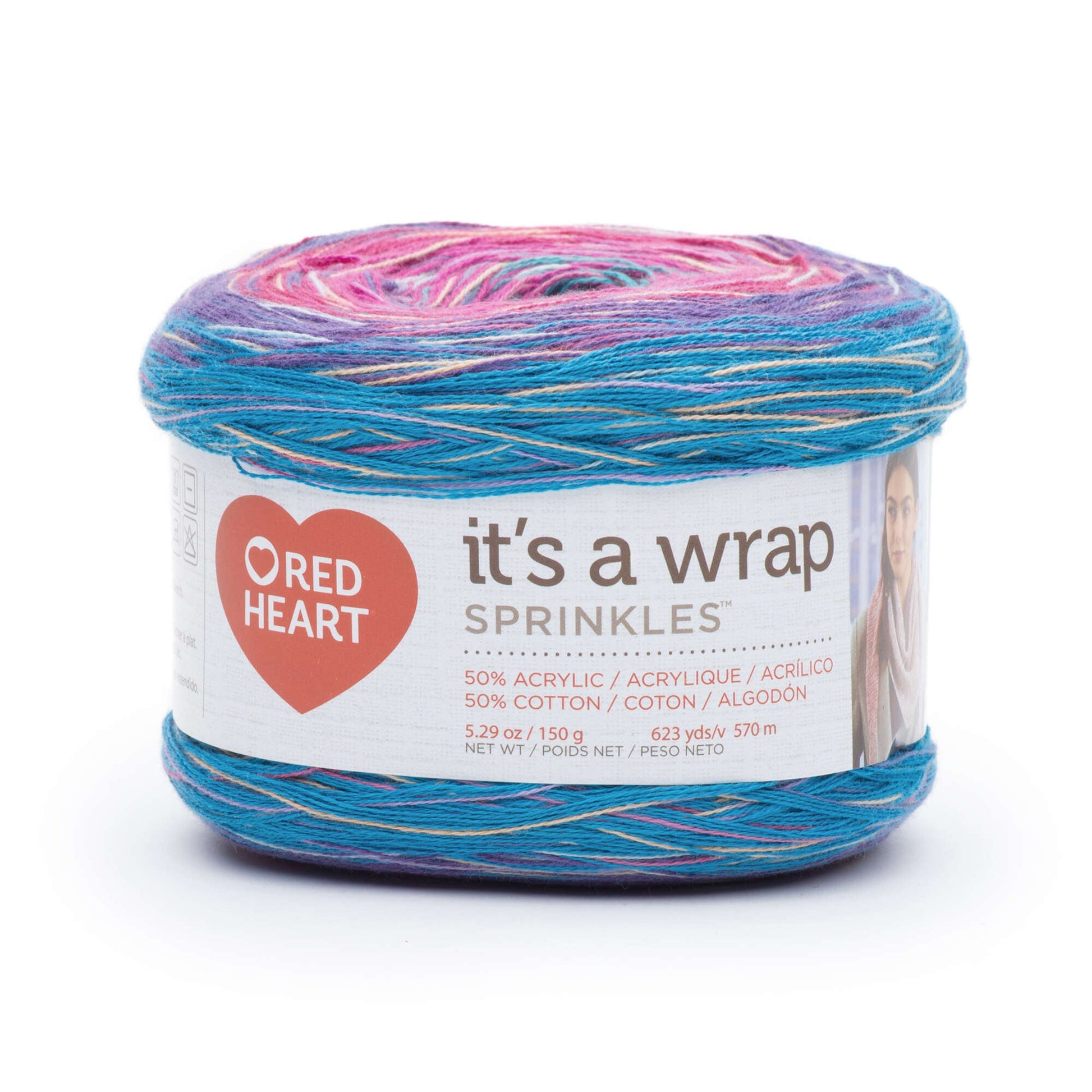Red Heart It's a Wrap Sprinkles Yarn - Discontinued shades