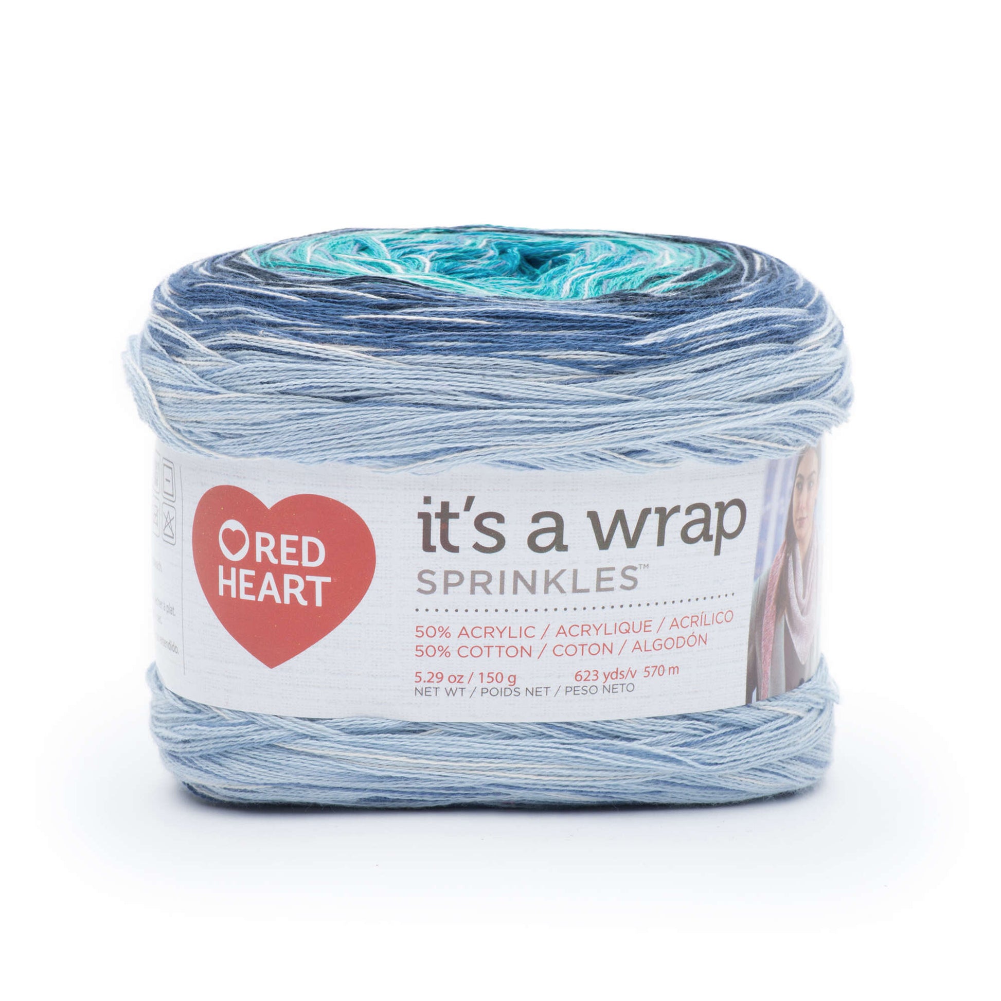 Red Heart It's a Wrap Sprinkles Yarn (150G/5.3oz) - Discontinued shades