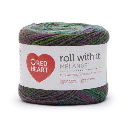 Red Heart Roll With It Melange Yarn - Discontinued shades Catwalk