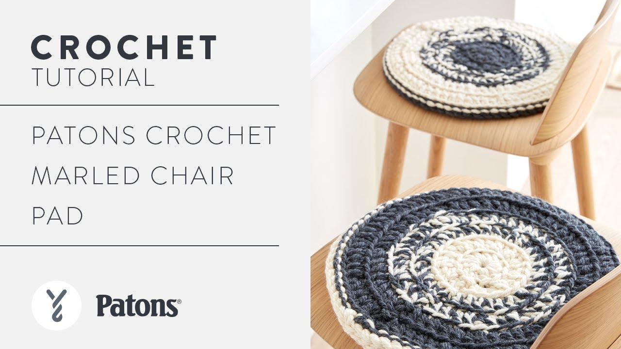 Patons Crochet Marled Chair Pad