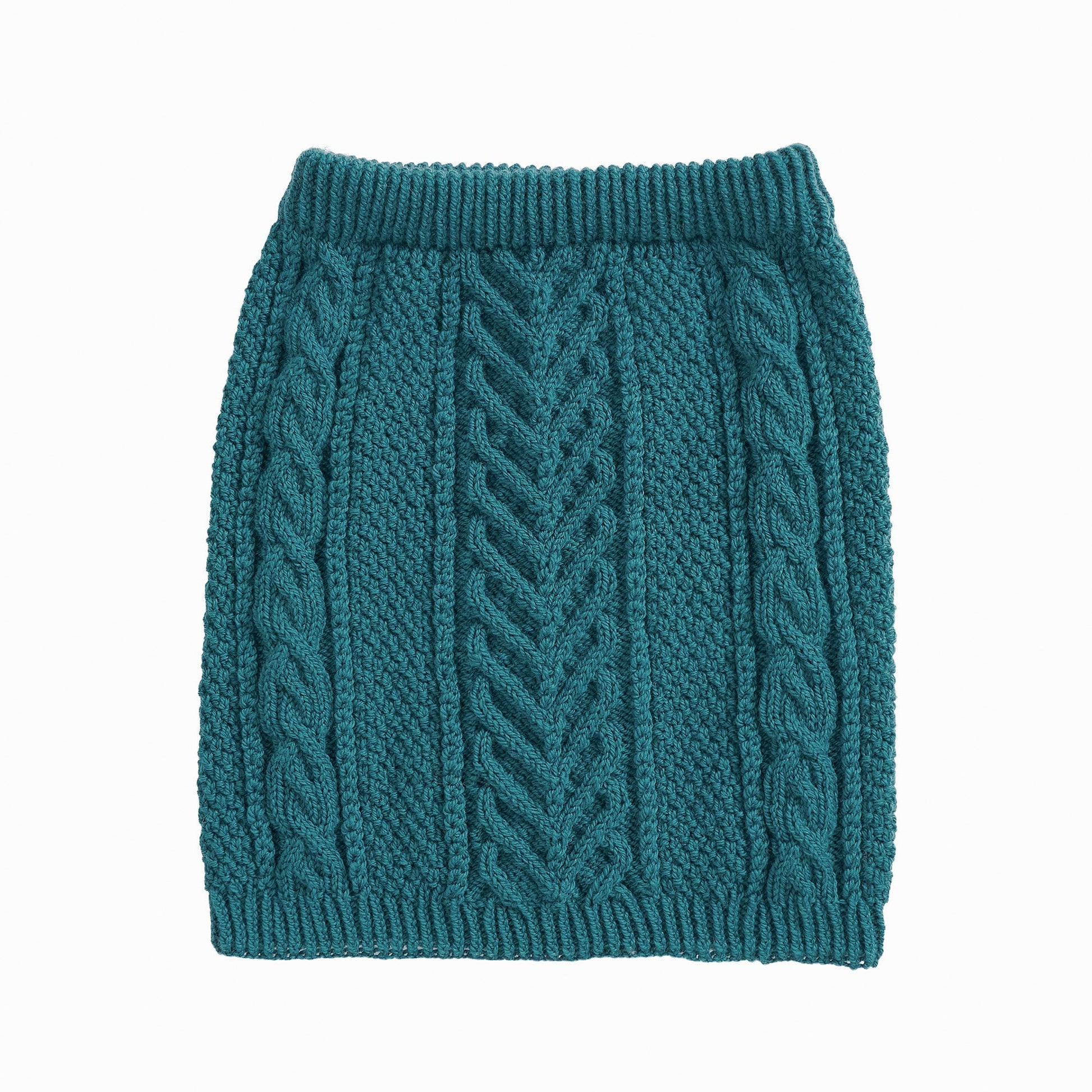 Free Patons Cable Knit Skirt Pattern