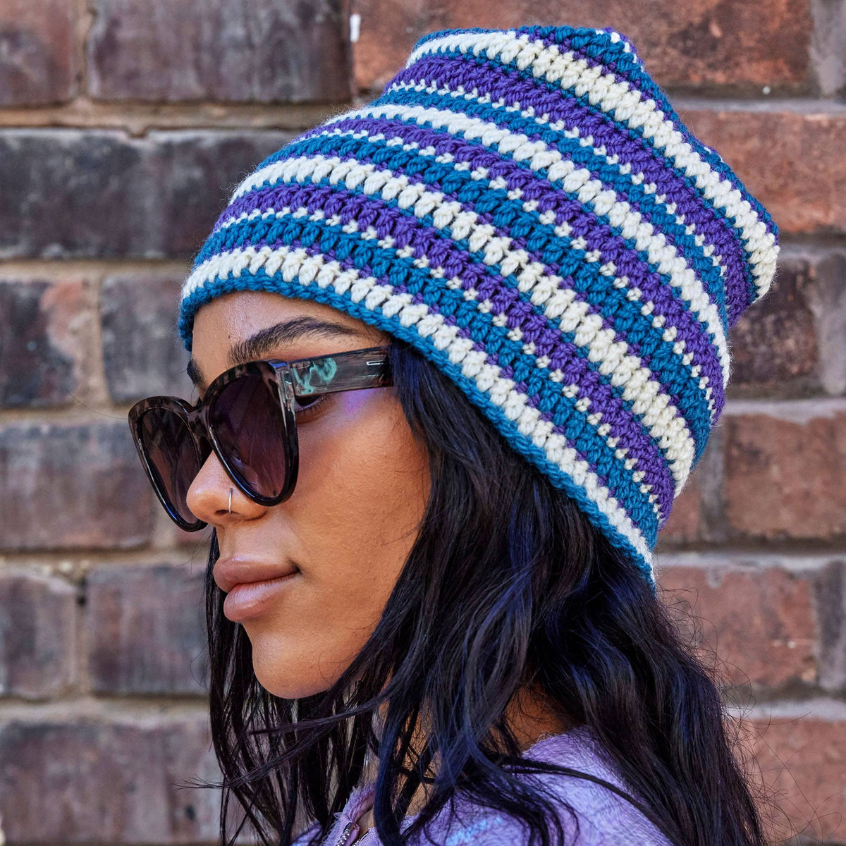 Knit Hat made in Patons Yarn