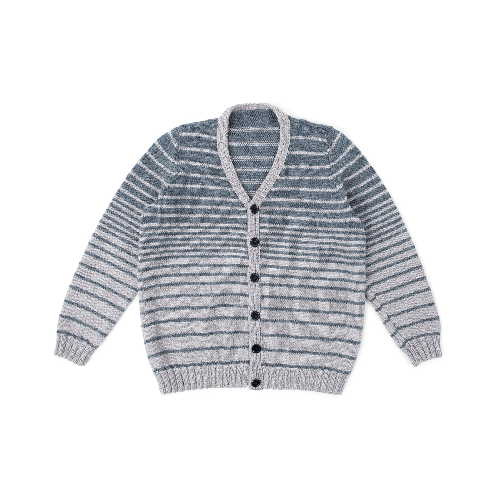 Free Patons Knit Reverb Stripes Cardigan Pattern