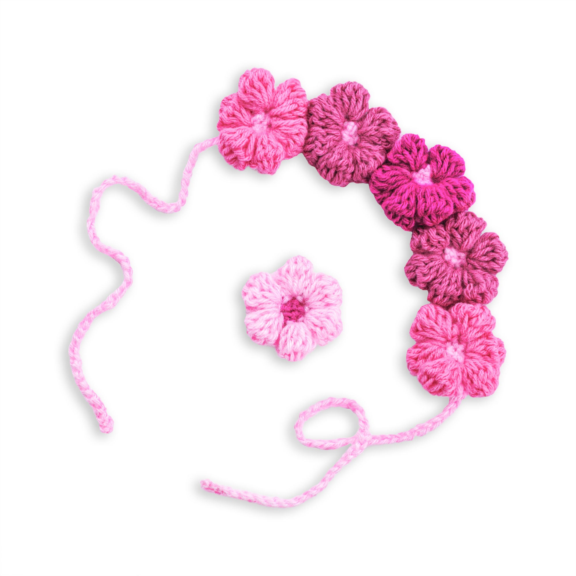 Heart Flower Knit/ Crochet Headband Heartful Headband - FREE crochet pattern! — Eclectic Jess main image 3