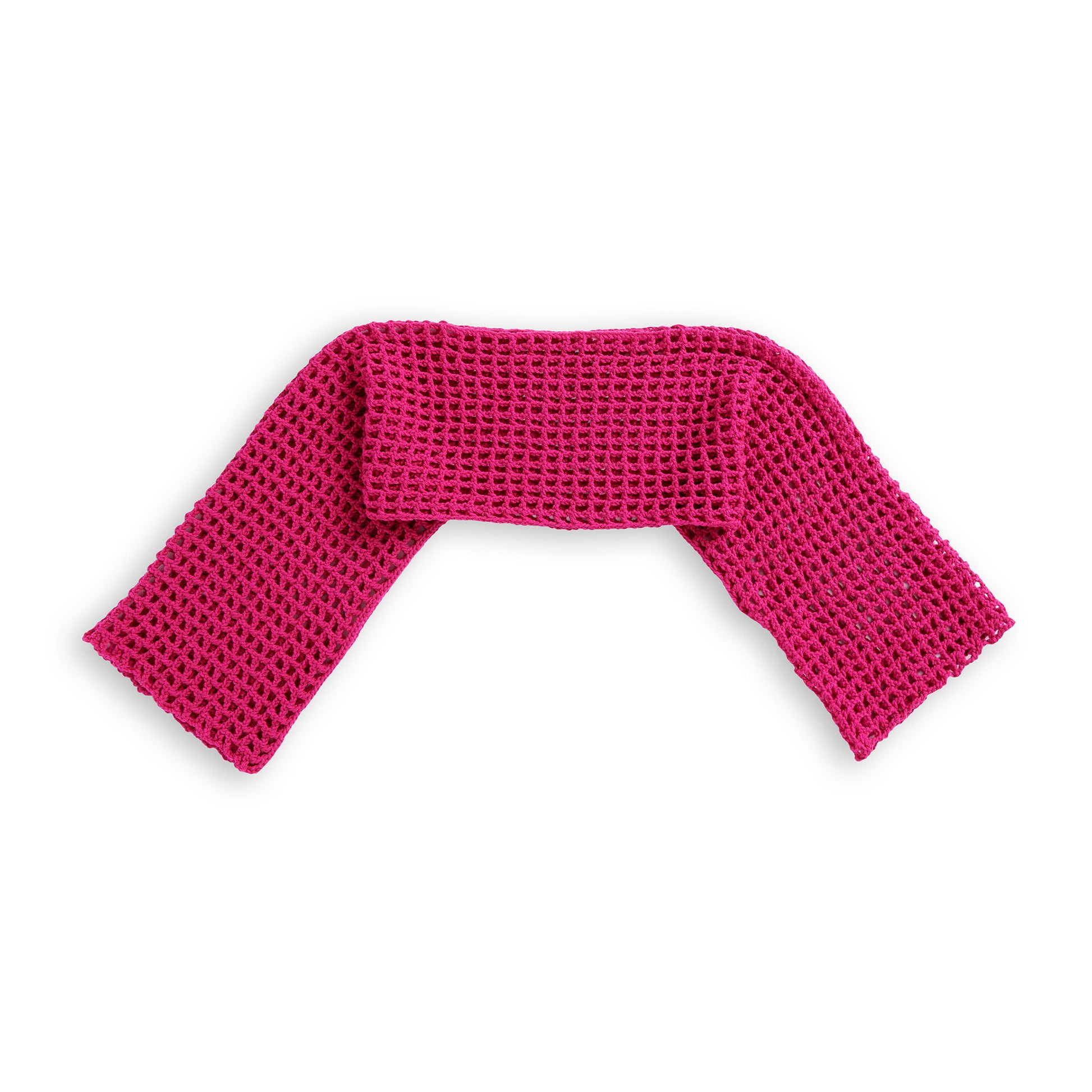 Free Red Heart Crochet Mesh Shrug Pattern