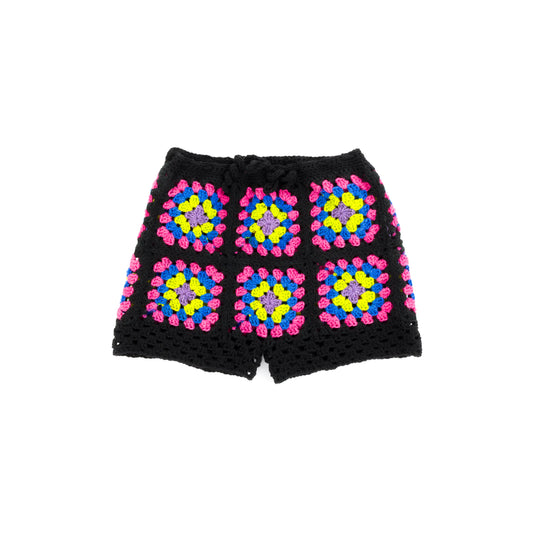 Crochet Shorts made in Red Heart All in One Granny Square Yarn