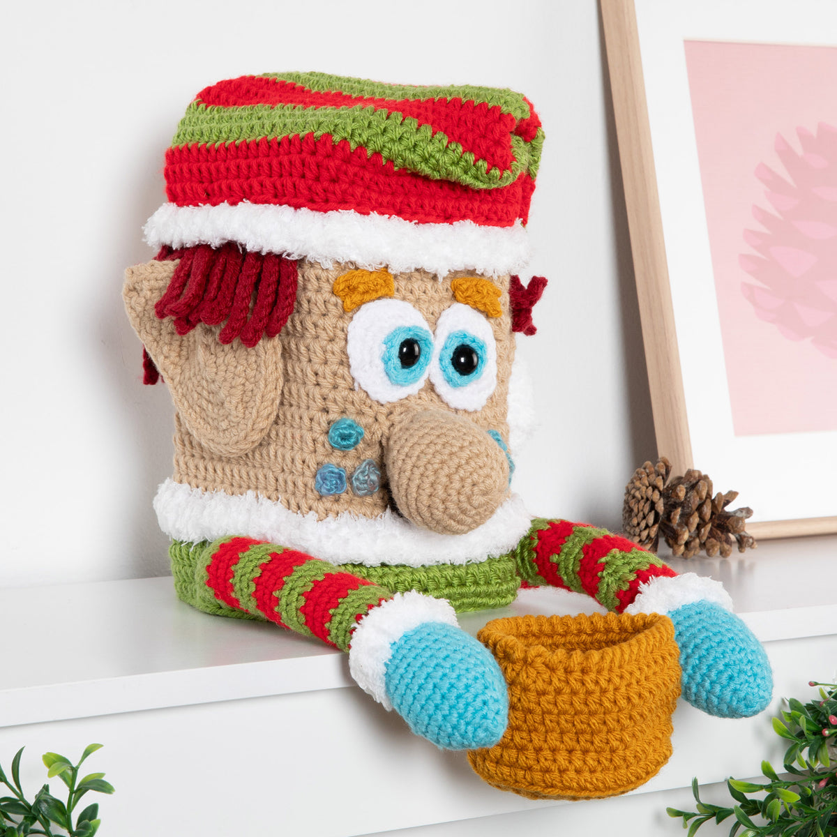 Crochet Holiday Décor made in Red Heart Yarn