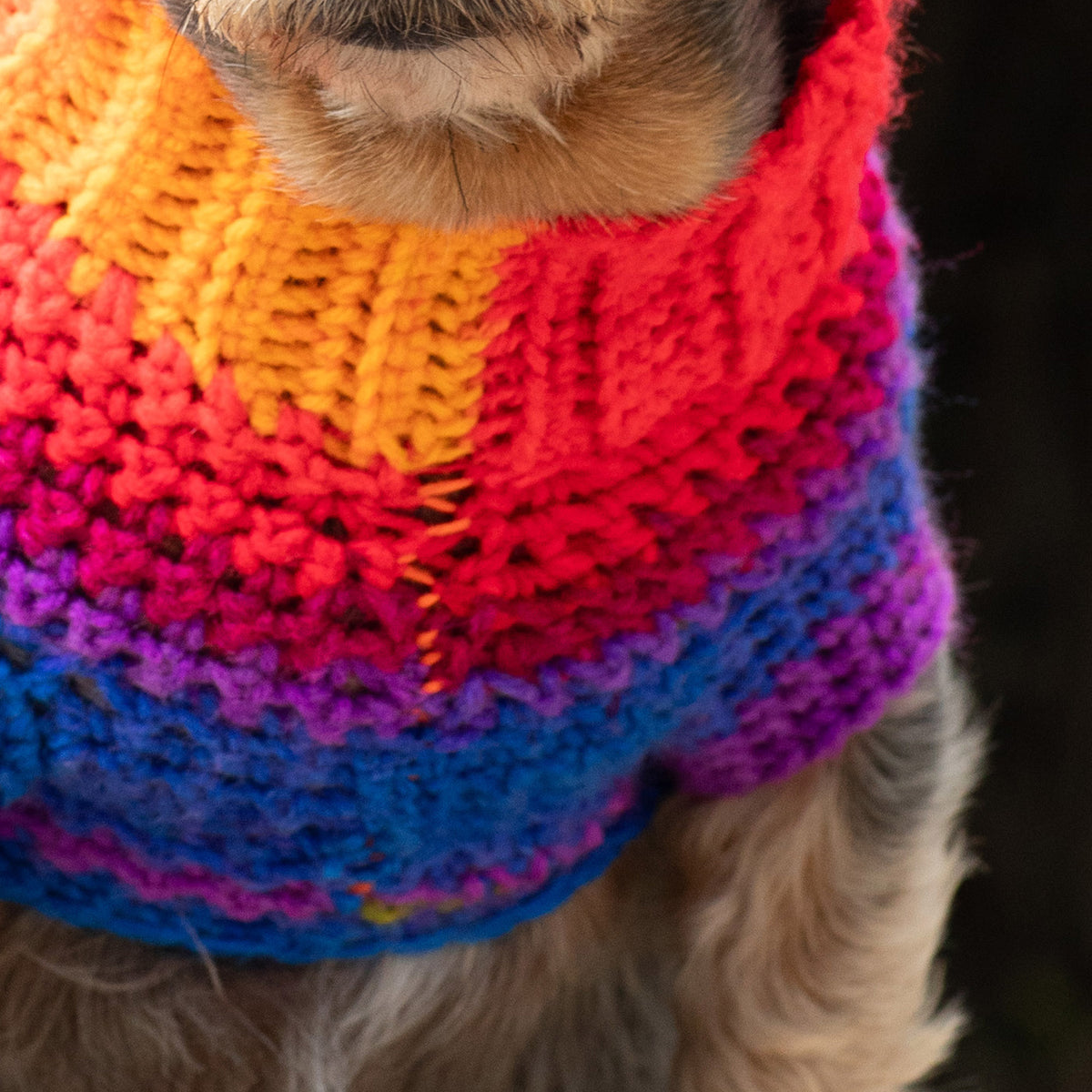 Crochet Sweater made in Red Heart Super Saver Yarn