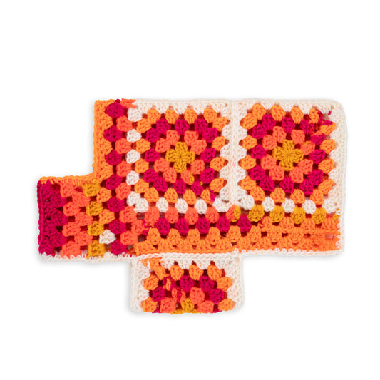 Red Heart Granny Loves Doggie Crochet Coat Pattern Tutorial Image
