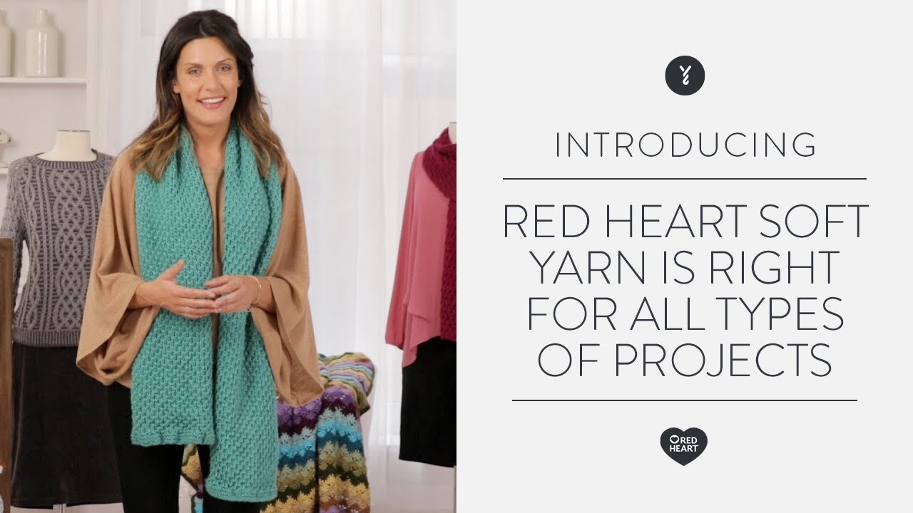 Red Heart Honeycomb Wrap Knit