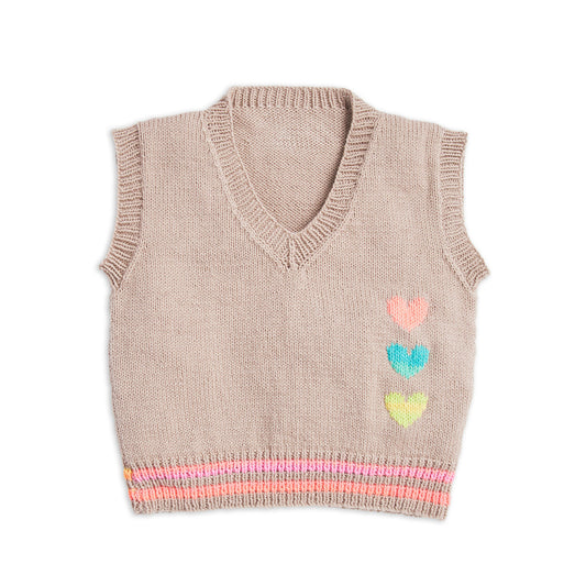 Red Heart Super Saver Hearty Knit Vest
