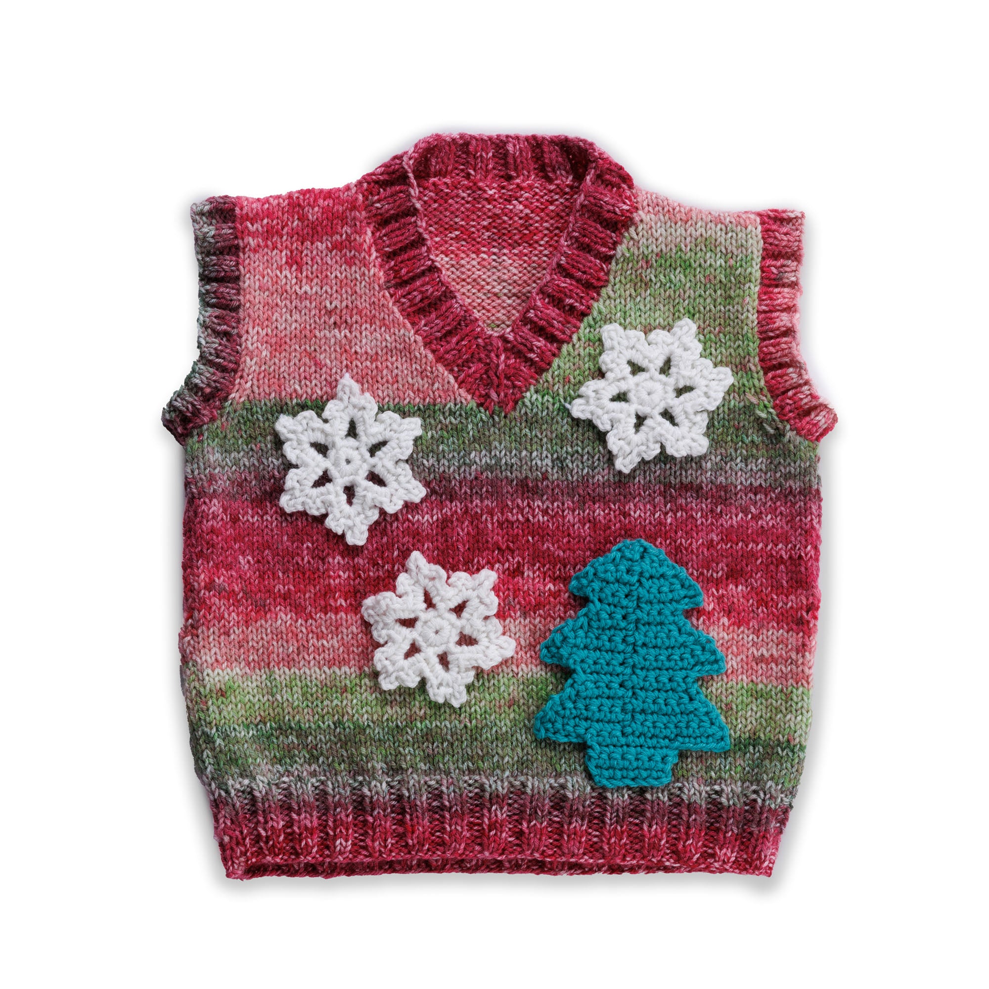 Free Easy Red Heart Vest Day Ever Knit Vest Pattern | Yarnspirations