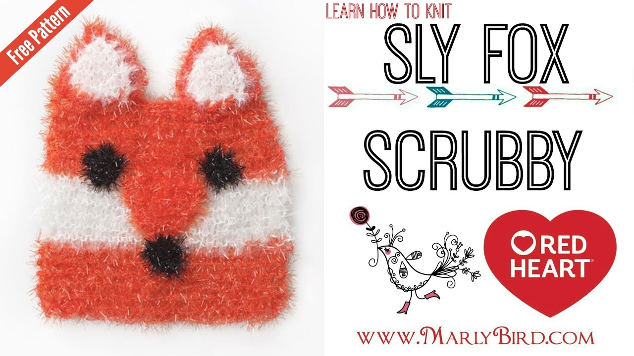 Red Heart Sly Fox Scrubby Knit