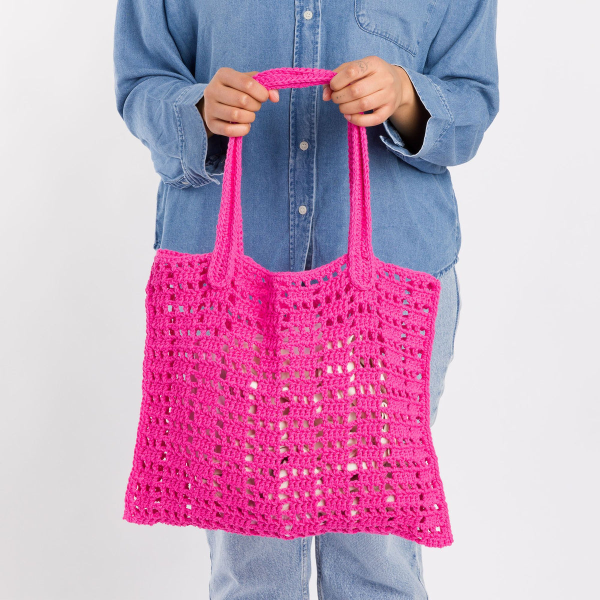 Crochet Bag made in Lily The Original Yarn