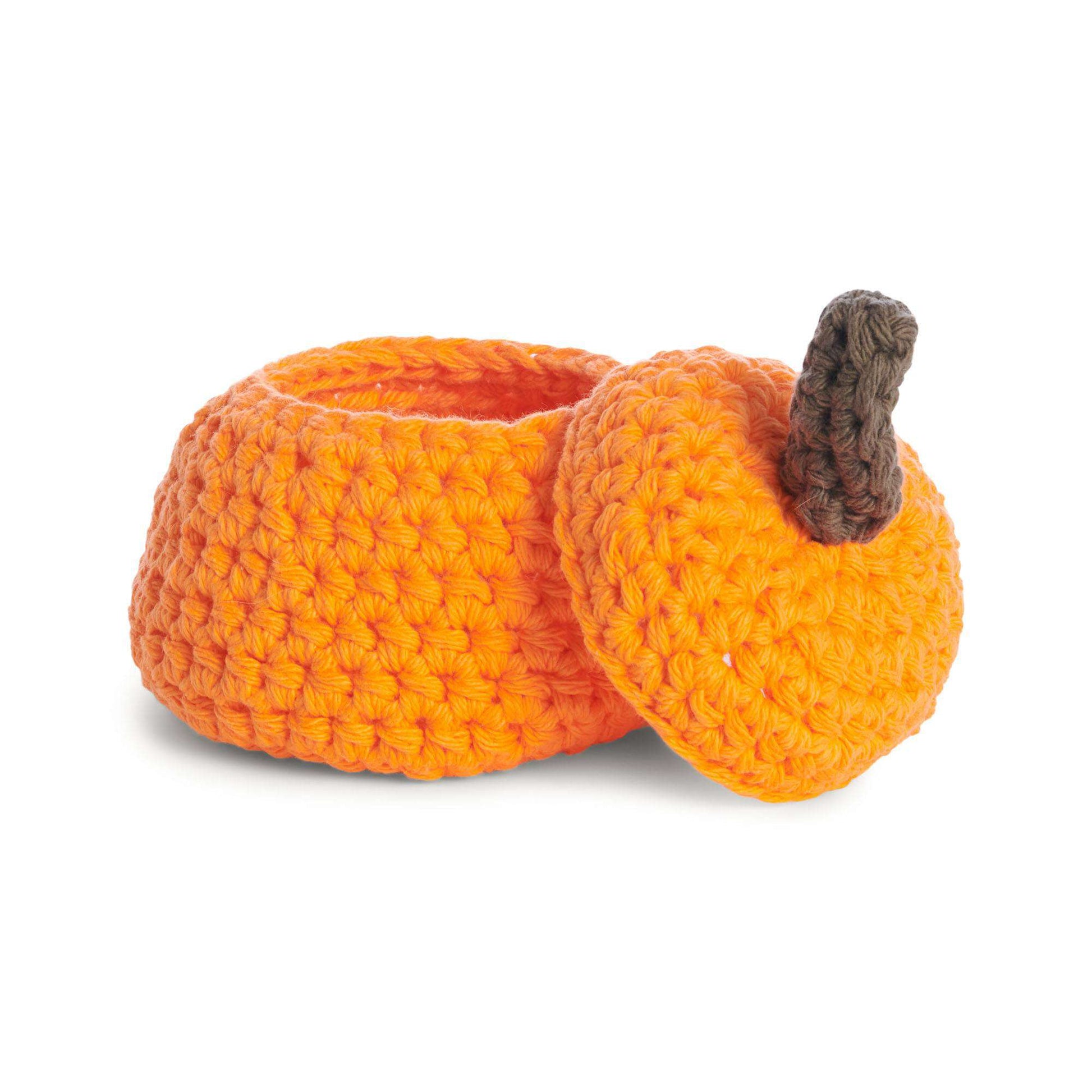 Free Lily Crochet Little Pumpkin Jar Pattern