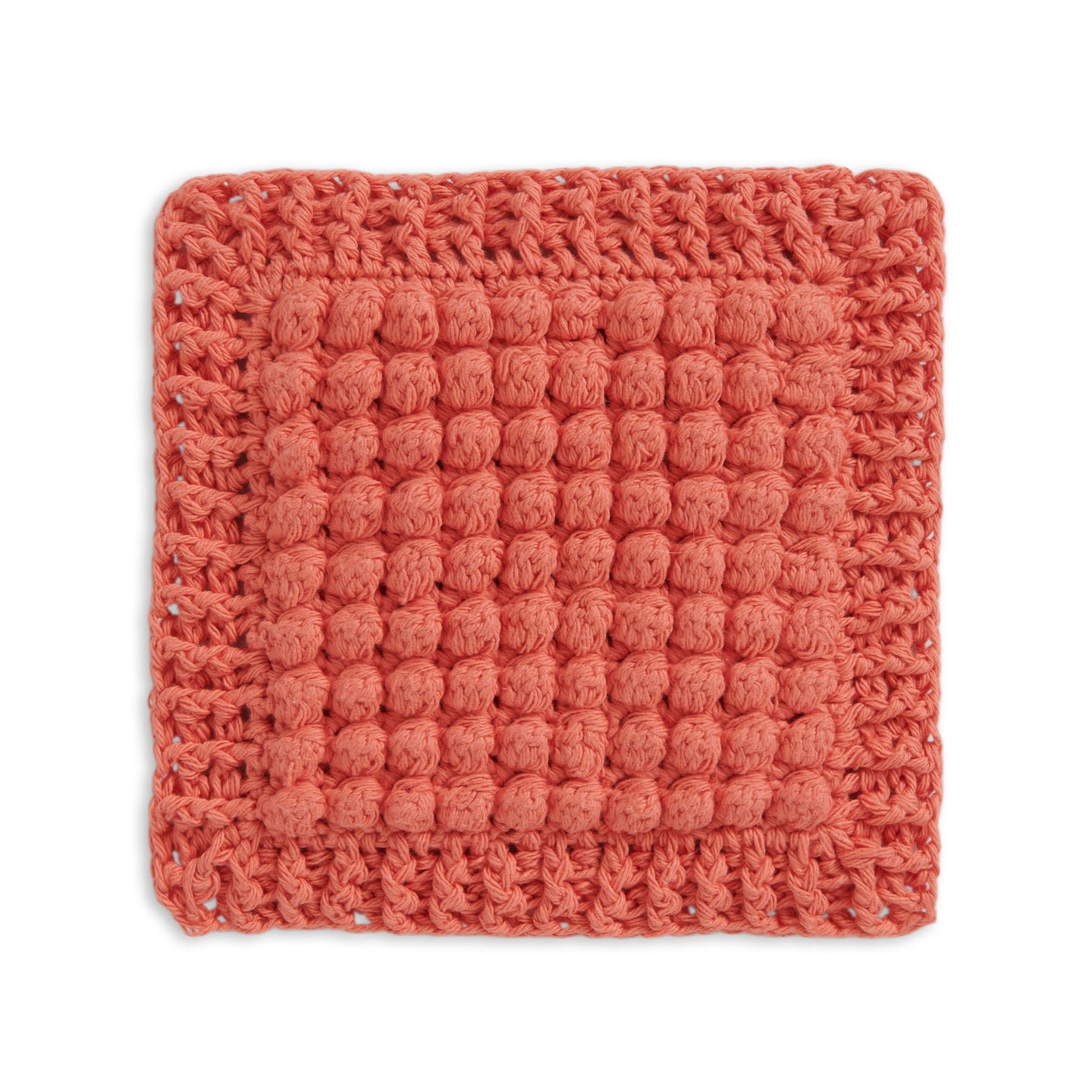 Free Lily Fall Colors Textured Crochet Hot Pads Pattern