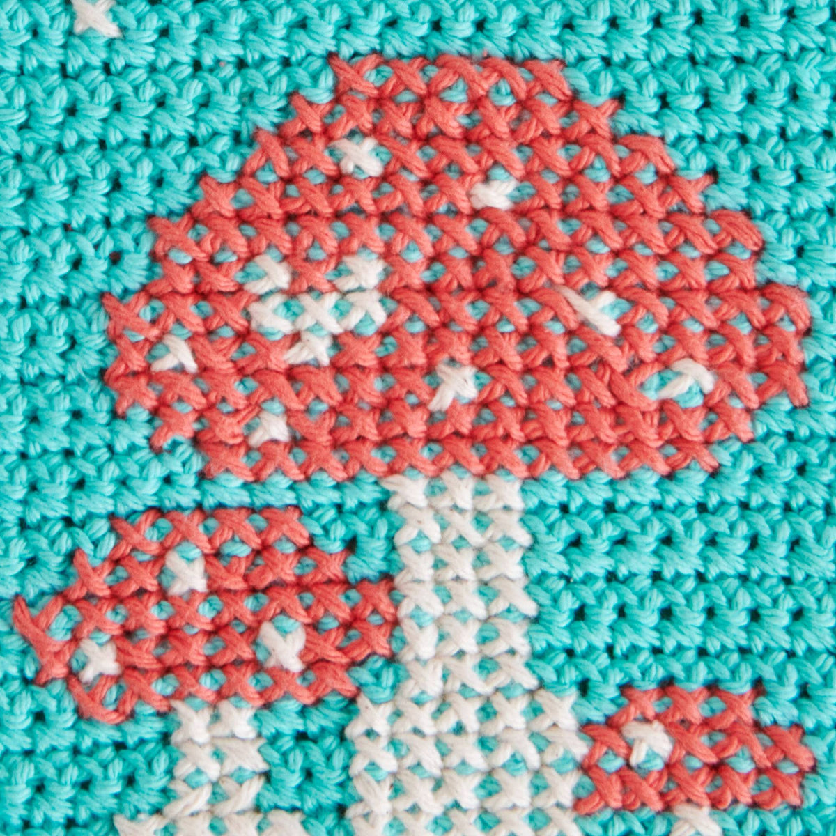 Crochet Trivet made in Lily The Original Yarn