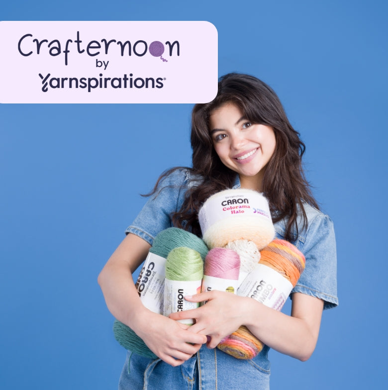Crafternoon by Yarnspirations Launch Banner