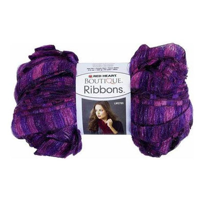 Red Heart Boutique Ribbons Yarn - Discontinued shades Aurora