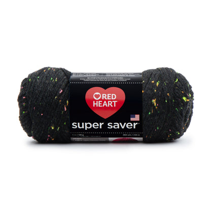 Red Heart Super Saver Yarn - Discontinued shades Neon Fleck