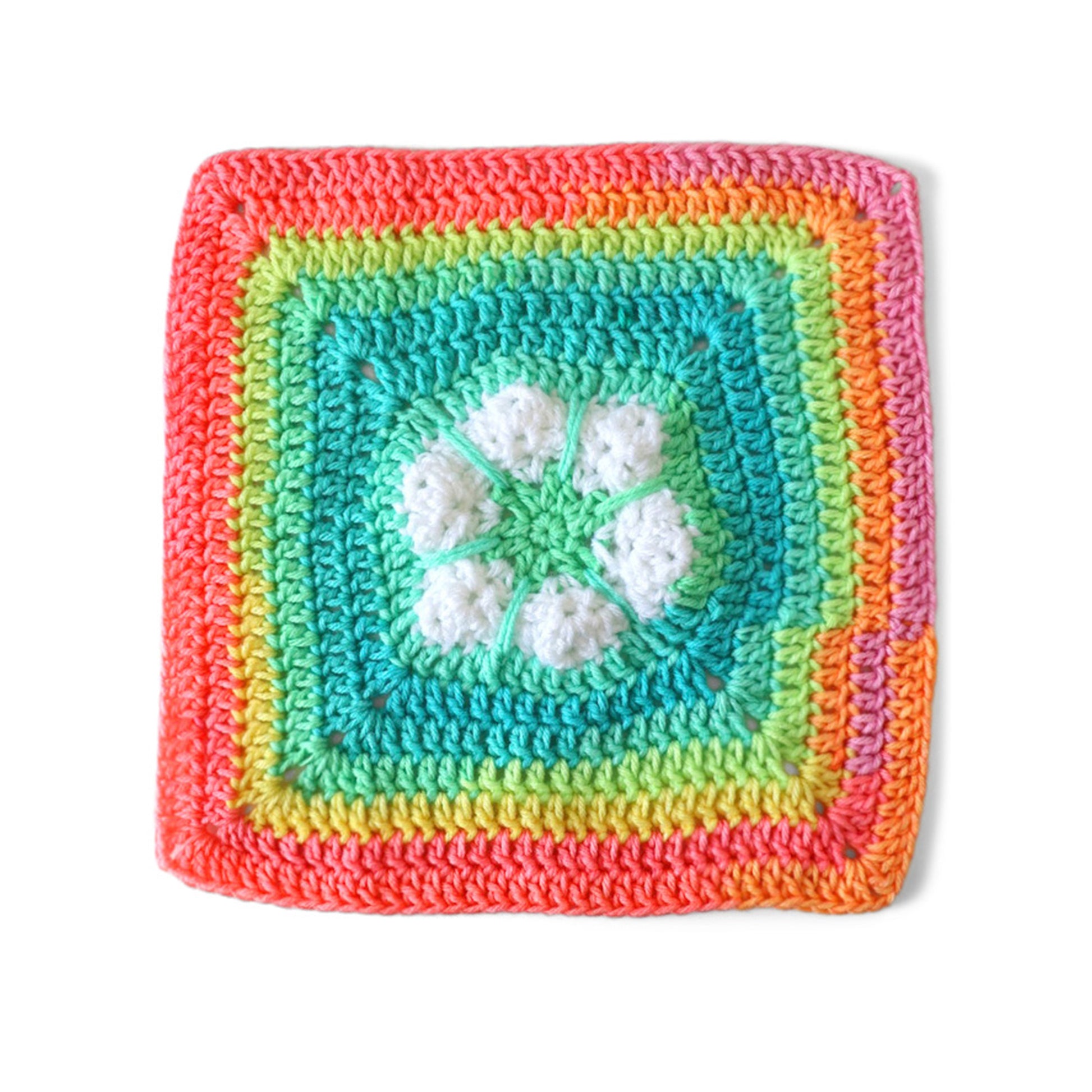 Free Red Heart Crochet Stitch in Season Snowflake Blanket Pattern