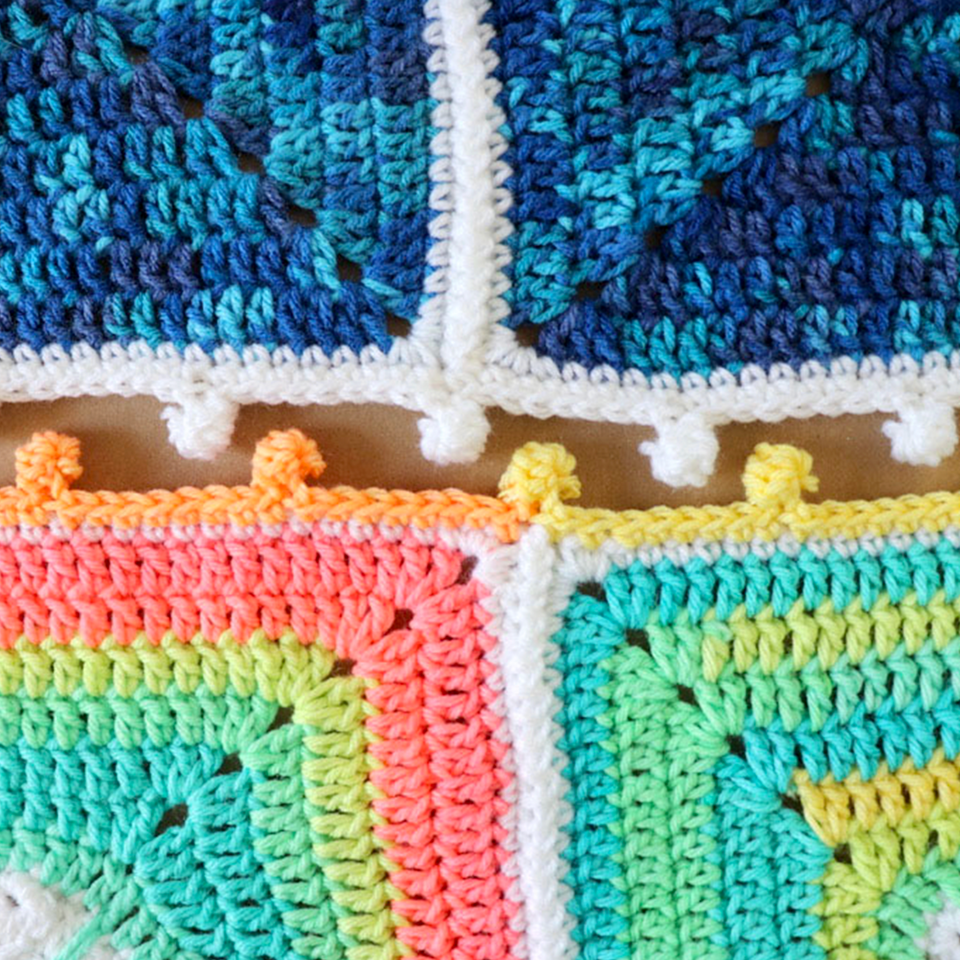 Free Red Heart Stitch in Season Snowflake Blanket Crochet Pattern