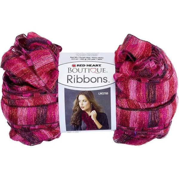 Red Heart Boutique Ribbons Yarn - Discontinued shades