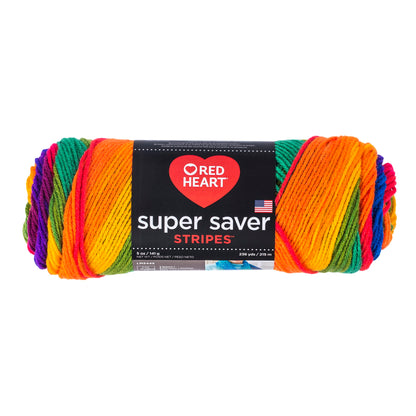 Red Heart Super Saver Yarn Favorite Stripe