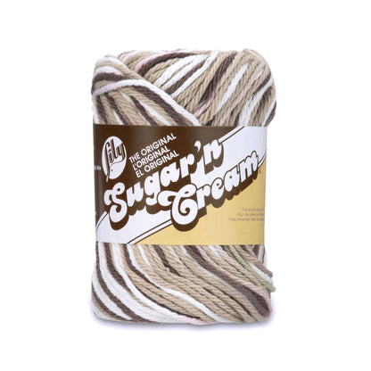 Lily Sugar'n Cream Ombres Yarn Chocolate Ombre