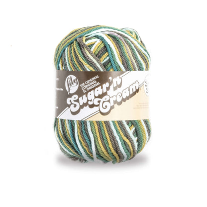 Lily Sugar'n Cream Super Size Ombres Yarn - Discontinued Shades Rickrack Ombre
