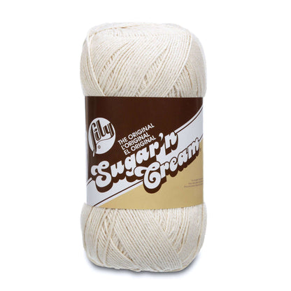 Lily Sugar'n Cream Big Ball Yarn (400g/14oz) - Discontinued Off White