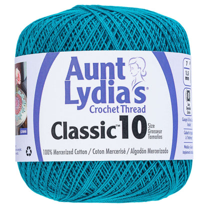 Aunt Lydia's Classic Crochet Thread Size 10 Peacock