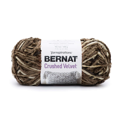 Bernat Crushed Velvet Yarn Coffee
