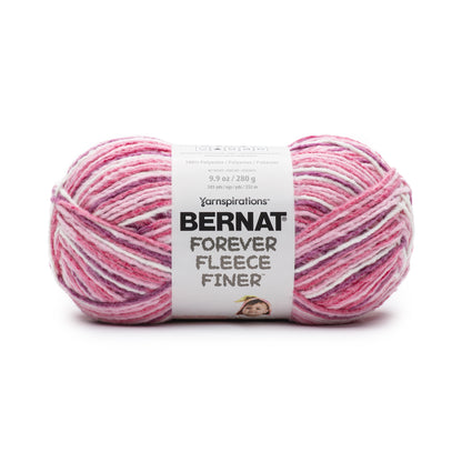 Bernat Forever Fleece Finer Yarn Raspberry Ripple