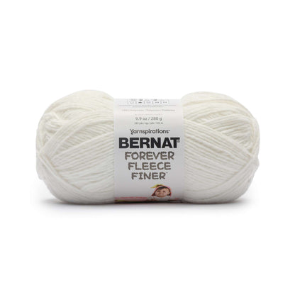 Bernat Forever Fleece Finer Yarn White