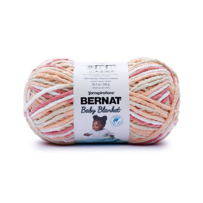 Bernat Baby Blanket Yarn (300g/10.5oz) - Clearance Shades Peach Blooms
